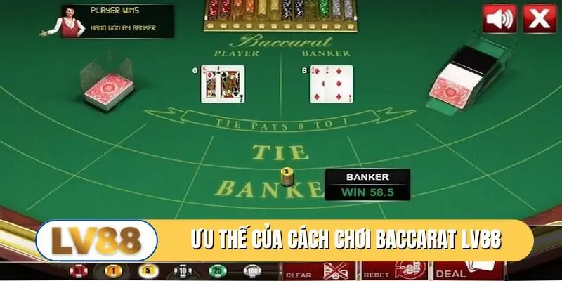 Nâng tầm cách chơi Baccarat LV88